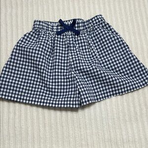 Uniqlo Kids Blue Gingham Shorts